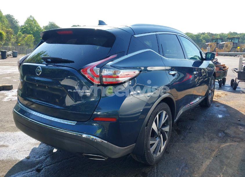 Photo 4 of 2017 Nissan Murano PLATINUM (VIN 5N1AZ2MH3HN116082)