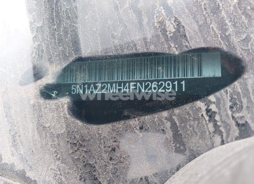 Photo 9 of 2015 Nissan Murano PLATINUM (VIN 5N1AZ2MH4FN262911)