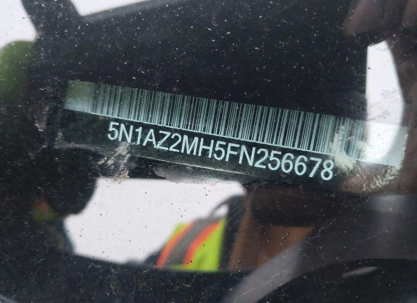 Photo 9 of 2015 Nissan Murano PLATINUM (VIN 5N1AZ2MH5FN256678)