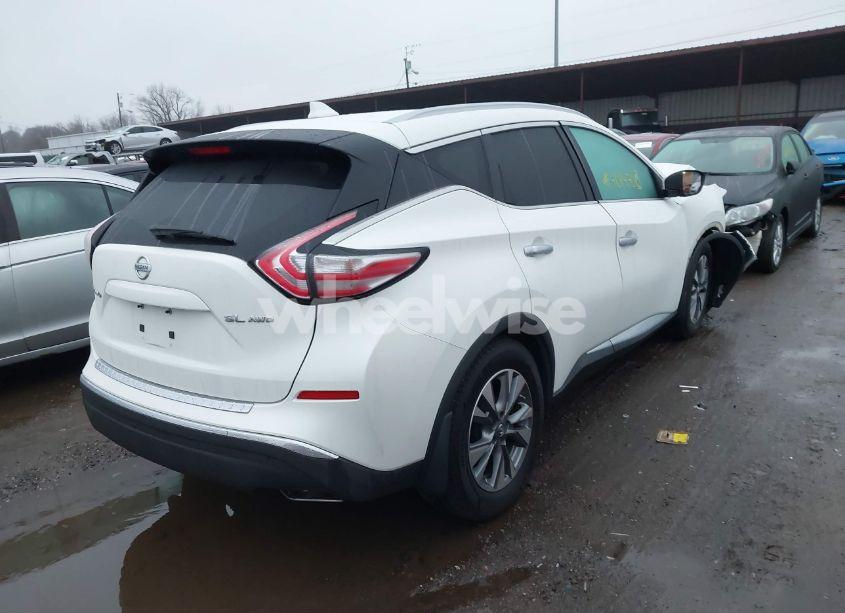 Photo 4 of 2016 Nissan Murano SL (VIN 5N1AZ2MH5GN153987)
