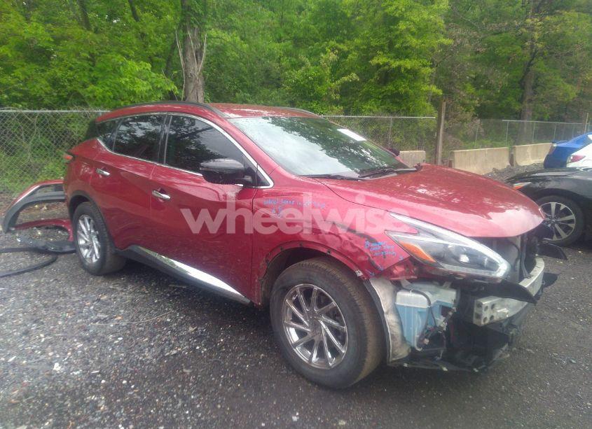 2018 Nissan Murano SV (VIN 5N1AZ2MH5JN132130) main photo