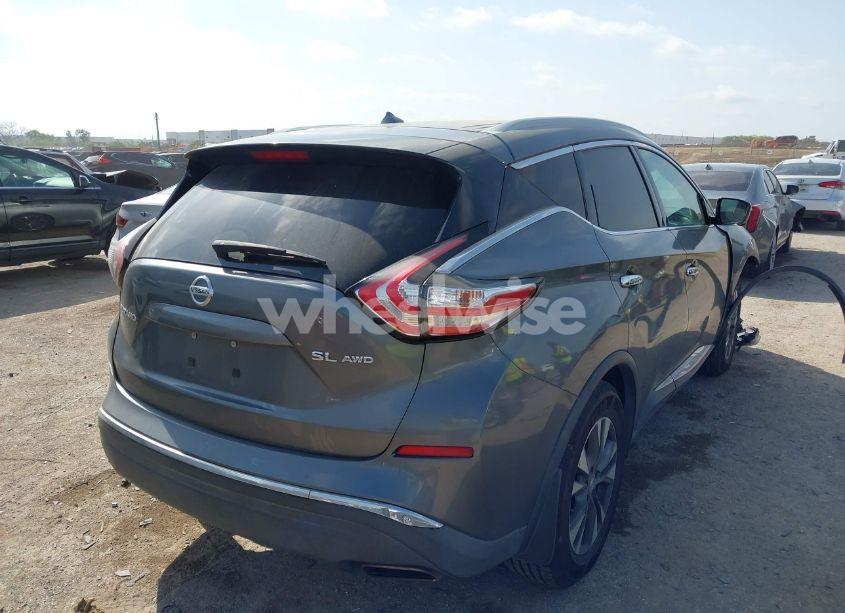 Photo 4 of 2015 Nissan Murano PLATINUM/S/SL/SV (VIN 5N1AZ2MH6FN200555)