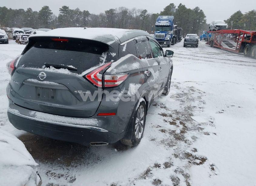 Photo 4 of 2015 Nissan Murano SL (VIN 5N1AZ2MH6FN209093)