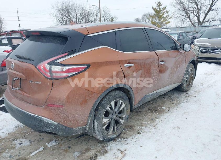 Photo 4 of 2016 Nissan Murano SL (VIN 5N1AZ2MH6GN111439)