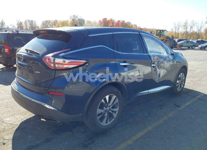 Photo 4 of 2016 Nissan Murano PLATINUM/S/SL/SV (VIN 5N1AZ2MH6GN117905)