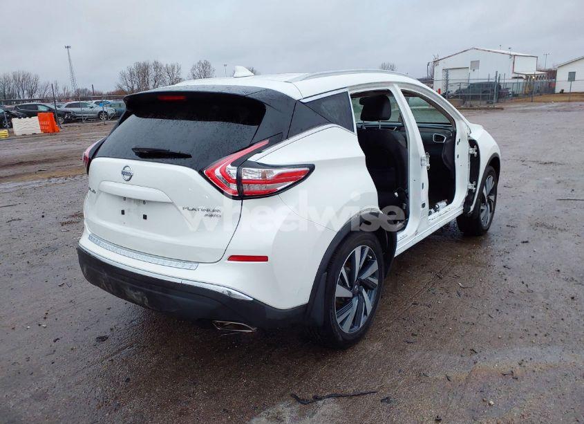 Photo 4 of 2017 Nissan Murano PLATINUM (VIN 5N1AZ2MH6HN164756)