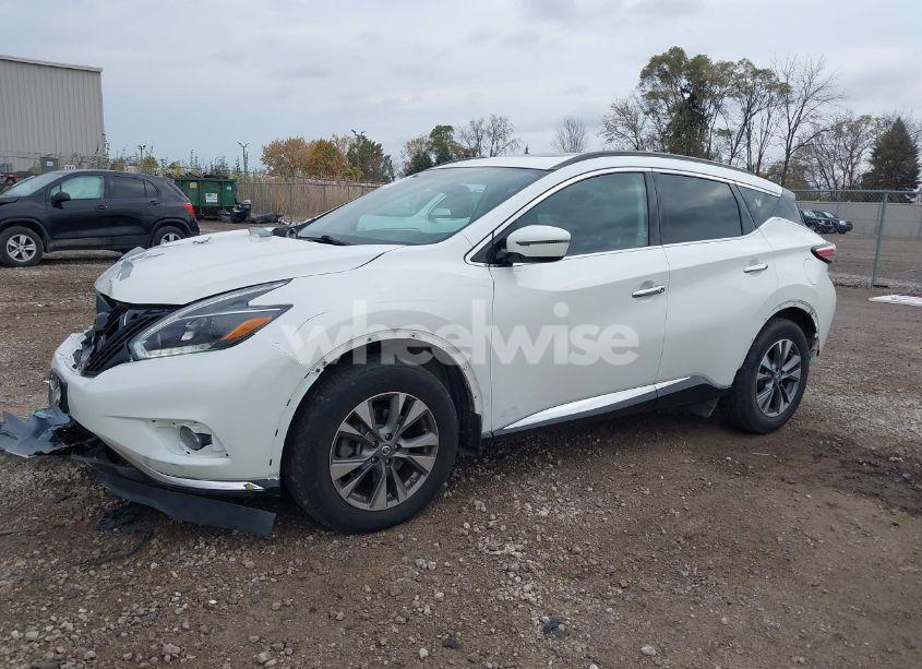 Photo 2 of 2018 Nissan Murano PLATINUM/S/SL/SV (VIN 5N1AZ2MH6JN133934)