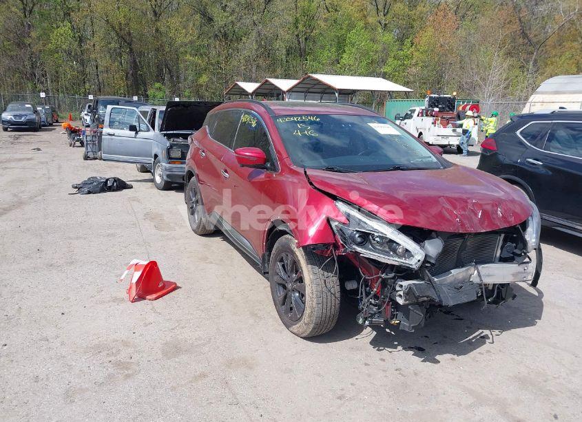 2018 Nissan Murano SV (VIN 5N1AZ2MH6JN200385) main photo