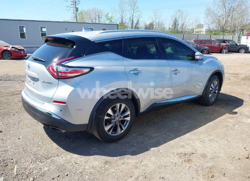 Photo 4 of 2016 Nissan Murano SL (VIN 5N1AZ2MH7GN163212)