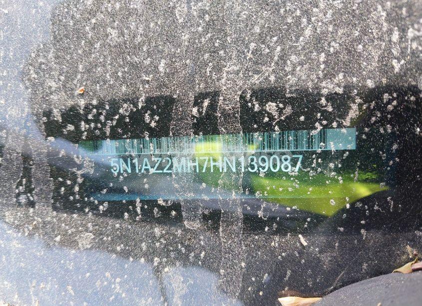 Photo 9 of 2017 Nissan Murano SL (VIN 5N1AZ2MH7HN139087)