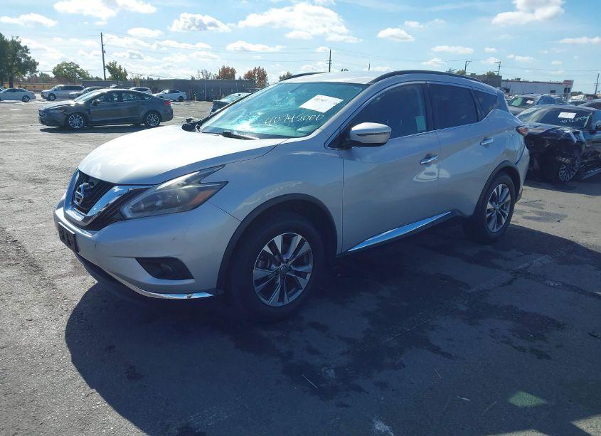 Photo 2 of 2018 Nissan Murano SV (VIN 5N1AZ2MH7JN120514)