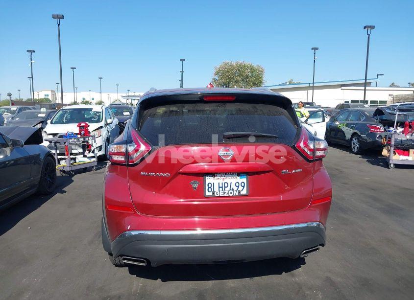 Photo 17 of 2015 Nissan Murano SL (VIN 5N1AZ2MH8FN254455)