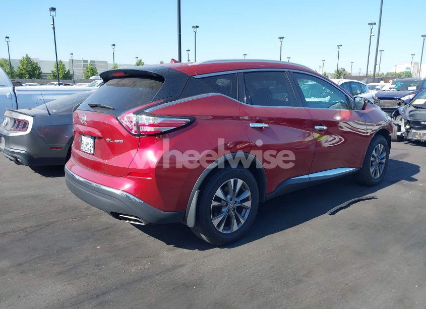 Photo 4 of 2015 Nissan Murano SL (VIN 5N1AZ2MH8FN254455)
