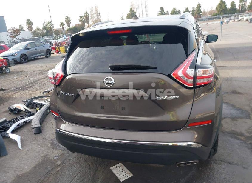 Photo 16 of 2016 Nissan Murano PLATINUM/S/SL/SV (VIN 5N1AZ2MH8GN107196)