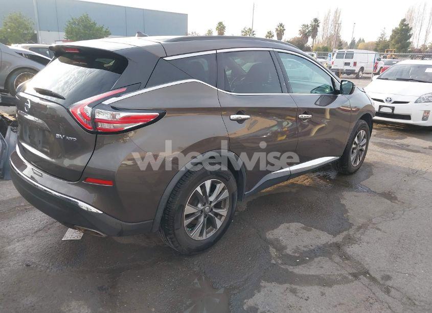 Photo 4 of 2016 Nissan Murano PLATINUM/S/SL/SV (VIN 5N1AZ2MH8GN107196)