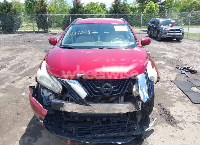 Photo 12 of 2016 Nissan Murano SV (VIN 5N1AZ2MH8GN137119)