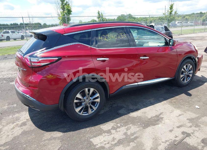 Photo 4 of 2016 Nissan Murano SV (VIN 5N1AZ2MH8GN137119)