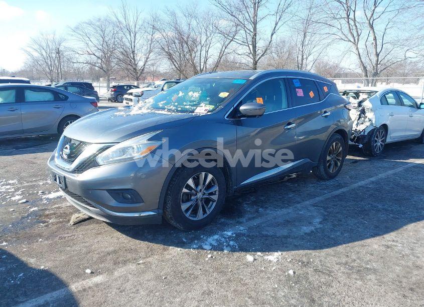 Photo 2 of 2016 Nissan Murano SL (VIN 5N1AZ2MH8GN139355)
