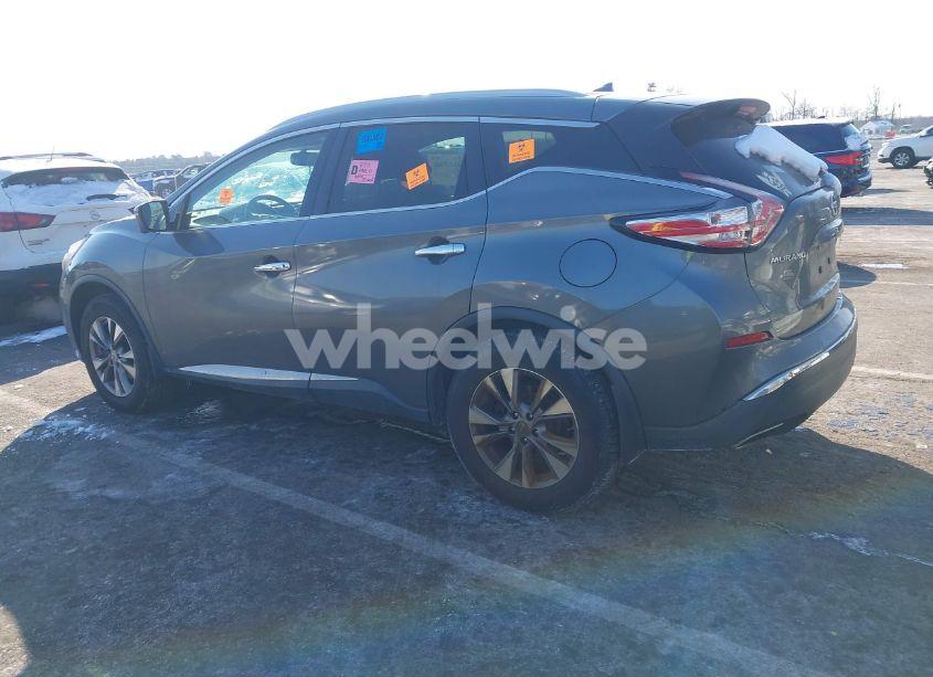 Photo 3 of 2016 Nissan Murano SL (VIN 5N1AZ2MH8GN139355)