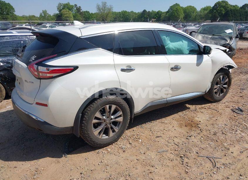 Photo 4 of 2016 Nissan Murano SL (VIN 5N1AZ2MH8GN145625)