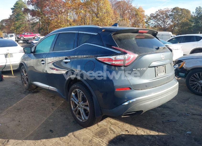 Photo 3 of 2016 Nissan Murano PLATINUM (VIN 5N1AZ2MH8GN166118)
