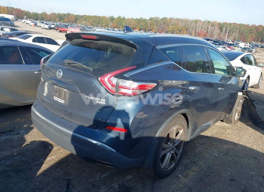 Photo 4 of 2016 Nissan Murano PLATINUM (VIN 5N1AZ2MH8GN166118)