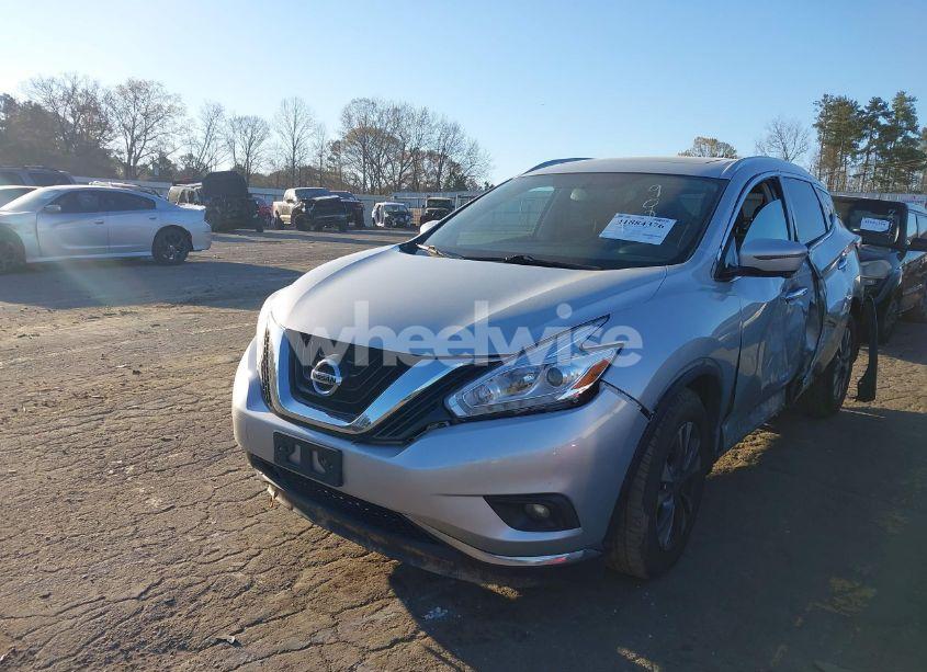 Photo 2 of 2017 Nissan Murano SL (VIN 5N1AZ2MH8HN159025)