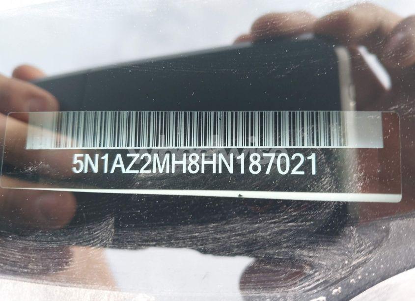 Photo 9 of 2017 Nissan Murano PLATINUM (VIN 5N1AZ2MH8HN187021)