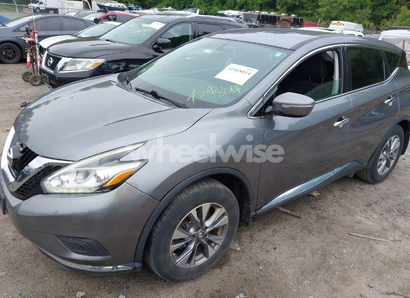 Photo 2 of 2015 Nissan Murano S (VIN 5N1AZ2MH9FN244758)