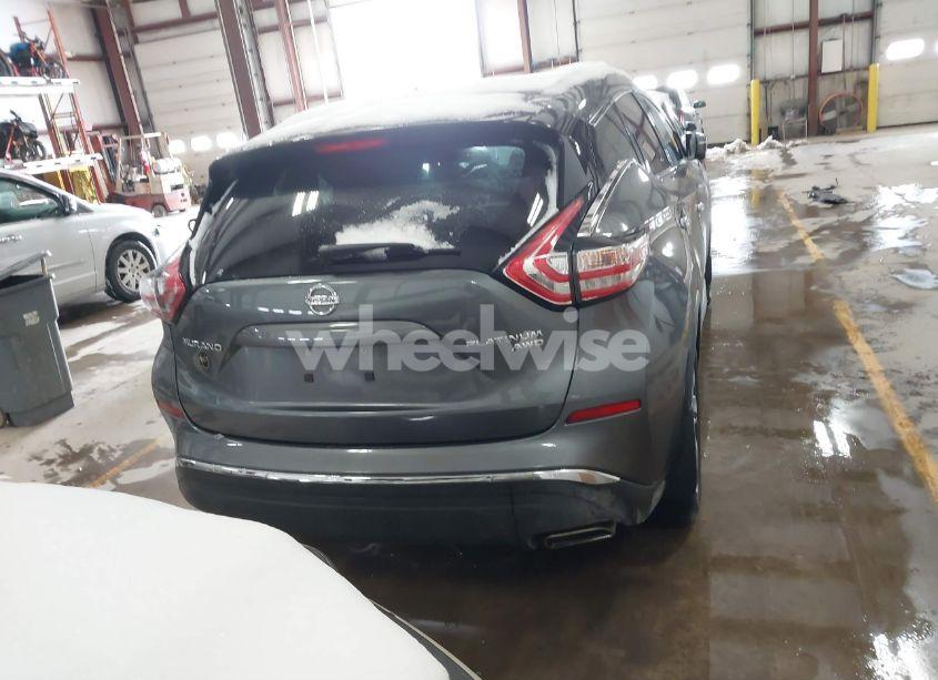 Photo 16 of 2015 Nissan Murano PLATINUM/S/SL/SV (VIN 5N1AZ2MH9FN266789)