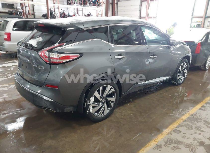 Photo 4 of 2015 Nissan Murano PLATINUM/S/SL/SV (VIN 5N1AZ2MH9FN266789)