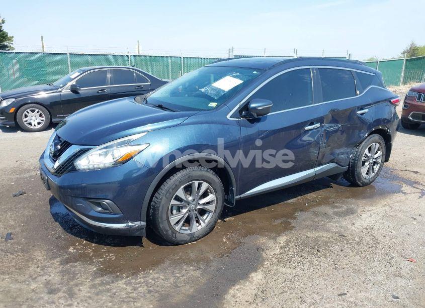 Photo 2 of 2015 Nissan Murano SV (VIN 5N1AZ2MH9FN282765)