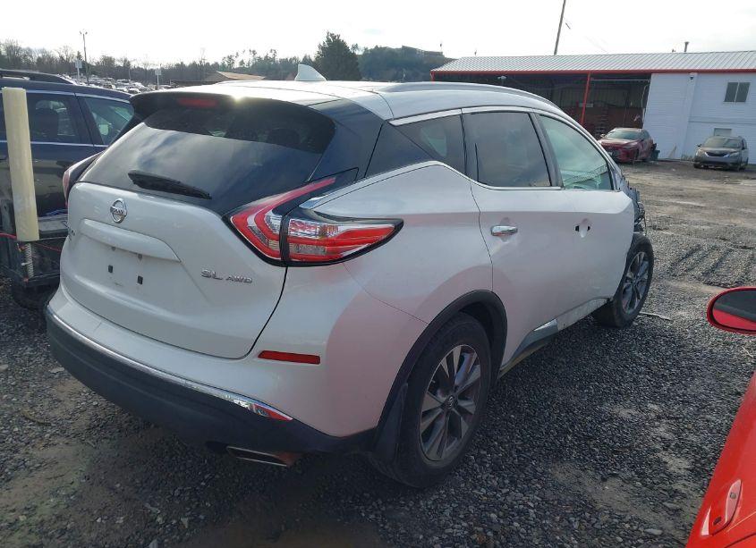 Photo 4 of 2016 Nissan Murano SL (VIN 5N1AZ2MH9GN161400)