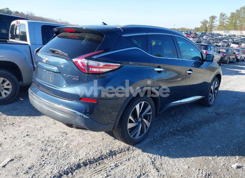 Photo 4 of 2015 Nissan Murano PLATINUM/S/SL/SV (VIN 5N1AZ2MHXFN200543)