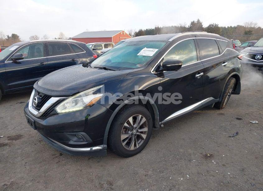 Photo 2 of 2015 Nissan Murano SL (VIN 5N1AZ2MHXFN219500)