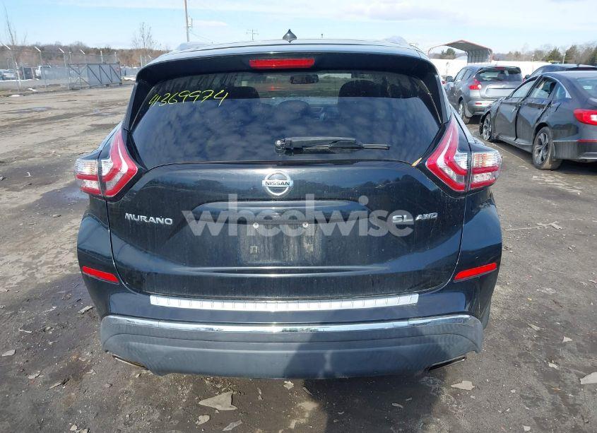 Photo 16 of 2015 Nissan Murano SL (VIN 5N1AZ2MHXFN243537)