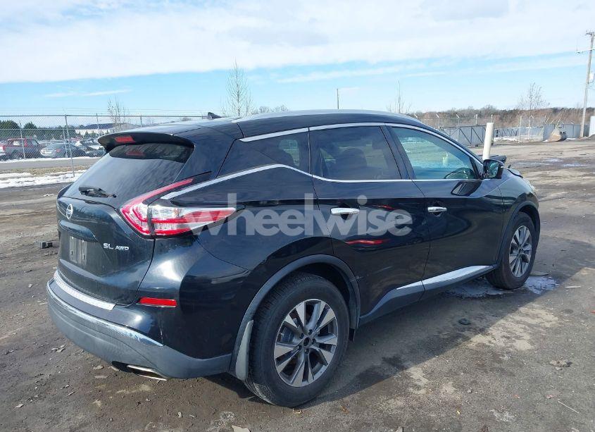 Photo 4 of 2015 Nissan Murano SL (VIN 5N1AZ2MHXFN243537)