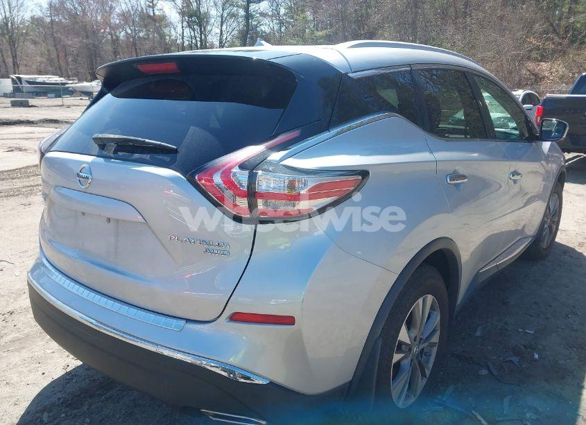 Photo 4 of 2015 Nissan Murano PLATINUM (VIN 5N1AZ2MHXFN244235)