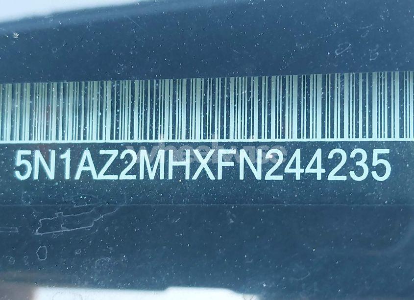 Photo 9 of 2015 Nissan Murano PLATINUM (VIN 5N1AZ2MHXFN244235)