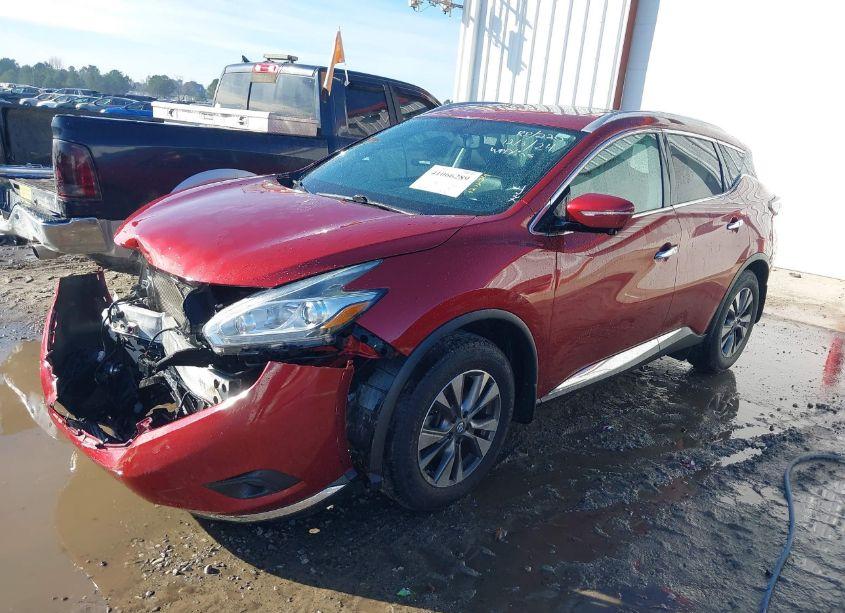 Photo 2 of 2015 Nissan Murano SL (VIN 5N1AZ2MHXFN252240)