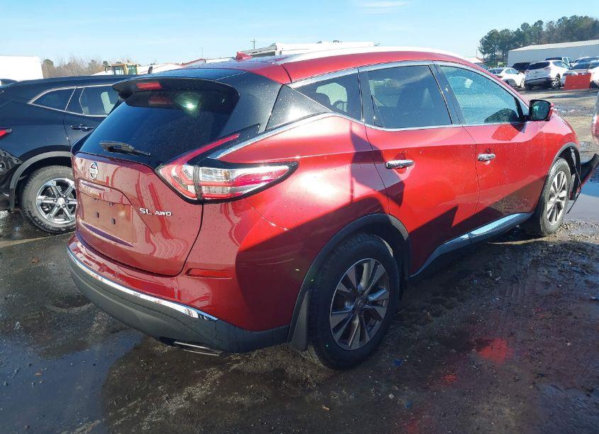 Photo 4 of 2015 Nissan Murano SL (VIN 5N1AZ2MHXFN252240)