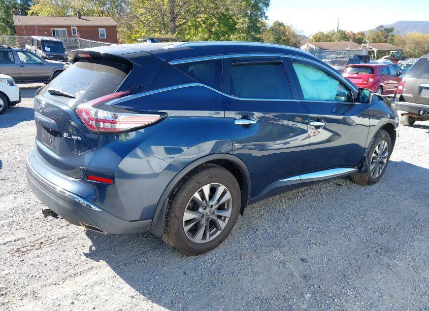Photo 4 of 2015 Nissan Murano SL (VIN 5N1AZ2MHXFN269331)