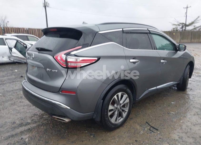 Photo 4 of 2015 Nissan Murano SV (VIN 5N1AZ2MHXFN281351)