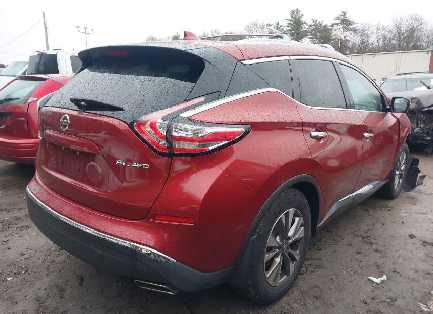 Photo 4 of 2016 Nissan Murano SL (VIN 5N1AZ2MHXGN164127)