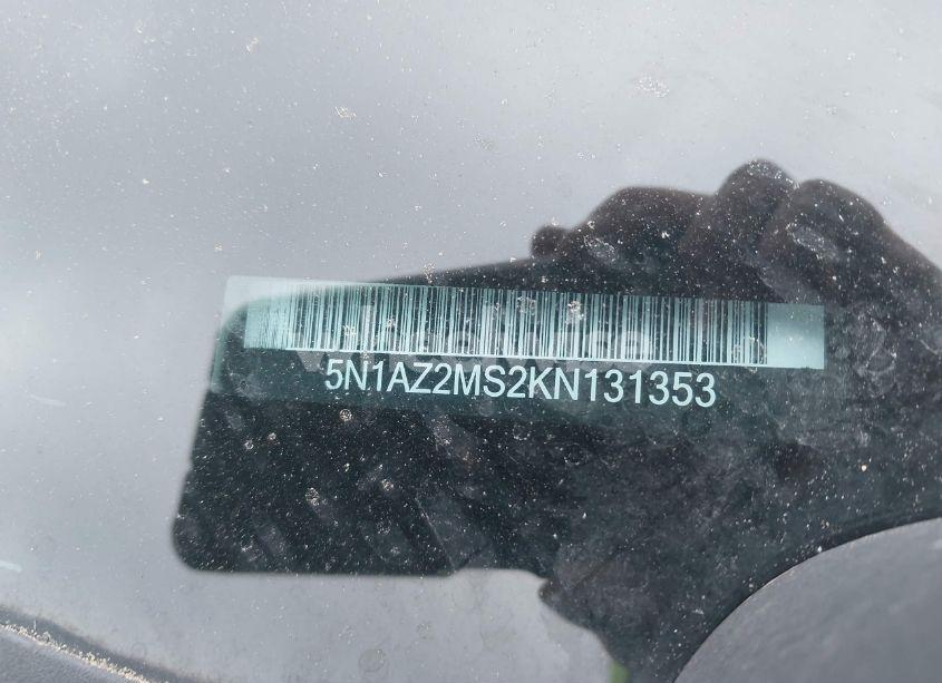 Photo 9 of 2019 Nissan Murano PLATINUM (VIN 5N1AZ2MS2KN131353)