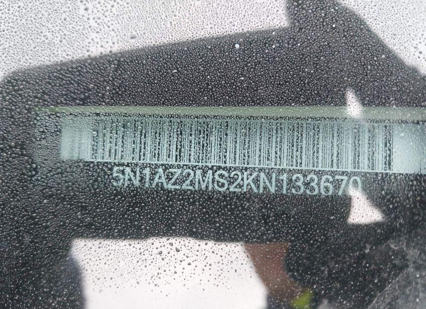 Photo 9 of 2019 Nissan Murano SL (VIN 5N1AZ2MS2KN133670)