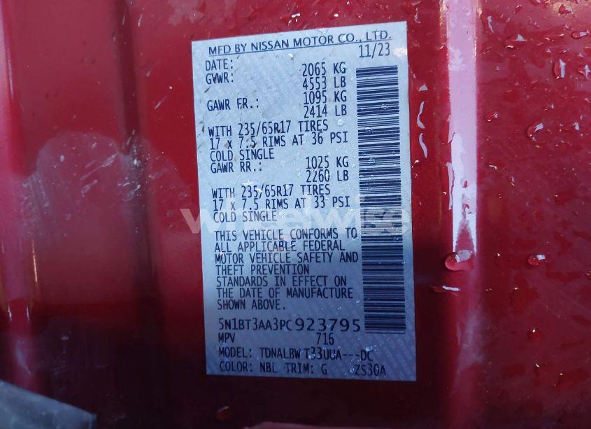 Photo 9 of 2023 Nissan Rogue S FWD (VIN 5N1BT3AA3PC923795)