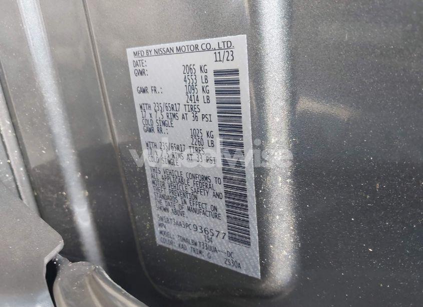 Photo 9 of 2023 Nissan Rogue S FWD (VIN 5N1BT3AA3PC936577)