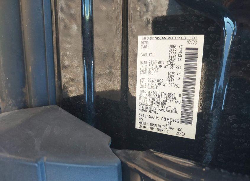 Photo 9 of 2023 Nissan Rogue S FWD (VIN 5N1BT3AA4PC788066)