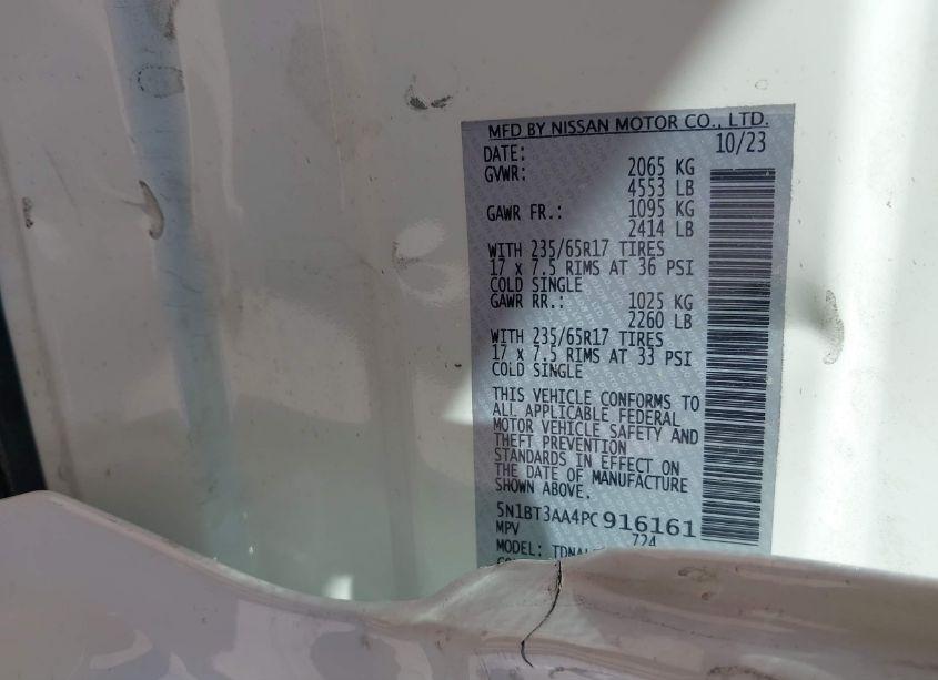 Photo 9 of 2023 Nissan Rogue S FWD (VIN 5N1BT3AA4PC916161)